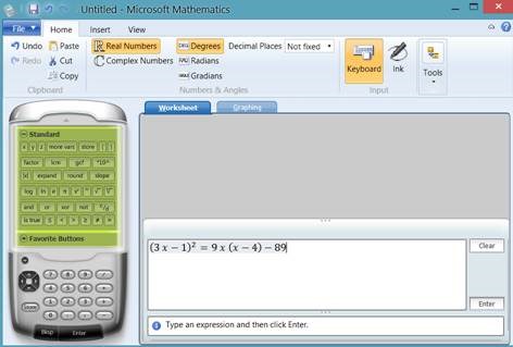 Microsoft Mathematics