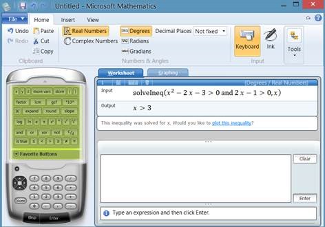 Microsoft Mathematics
